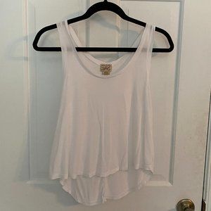 Eyelash Couture White Tank